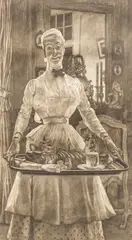 James Tissot, Untitled, Mezzotint on Chine Colle 1886, "Le Matin"
