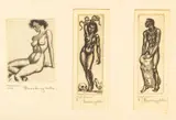 Etchings by Morris Henry Hobbs, on Paper 1946, offered Feb 2024