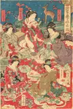 Toyohara Chikanobu, Untitled, Woodblock in Colors on Paper, 1879, Tokugawa Daimyo's Family