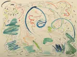 Jack Faxon, Untitled, circa 1965, Watercolor on Paper, Abstract