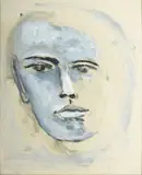 Jack Faxon, Untitled, Acrylic "Portrait Study"
