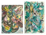 Jack Faxon, Abstract, Gouache on Heavy Academy Paper
