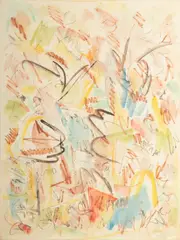 Abstract by Jack Faxon, 1997, Watercolor, offered Feb 2024