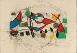 Joan Miró, Untitled, Etching And Aquatint on Arches Paper, Ca. 1973, "Plate 1 from Gravures Pour Une Exposition"