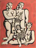 Fernand Léger, Untitled, Serigraph on Paper, the Accordionist's Family