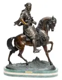 Untitled by Antoine-Louis Barye, Bronze Sculpture, Arab on Horse, offered Jan 2024