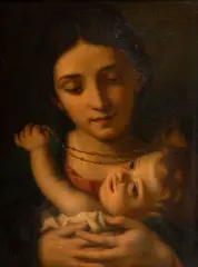 Untitled by Giuseppe Maraschini, Oil on Canvas, 19th C., After Carlo Cignani, Madonna And Child, offered Jan 2024