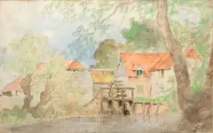George Augustus Williams, Untitled, Watercolor on Paper "Lanscape"