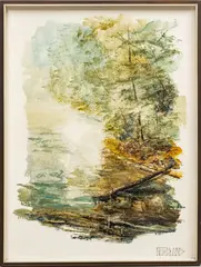 Howard Nordlund, Untitled, circa 1967, Oil on Masonite