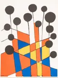 Alexander Calder, Color, Lithograph on Paper "Jardin Fleuriste"