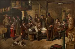 Untitled by Charles Boizard, Oil on Canvas, Ca. 1890-1900, "A Country Store", offered Jan 2024