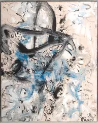 Untitled by Jack Faxon, Acrylic on Masonite Board, offered Jan 2024