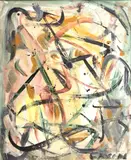 Jack Faxon, Untitled, Acrylic on Academy Board "Abstract"