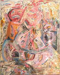 Untitled by Jack Faxon, Acrylic on Canvas, Abstract, offered Jan 2024
