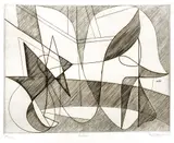 Stanley William Hayter, Untitled, Engraving on Paper, 1933-46, "Nine Engravings"