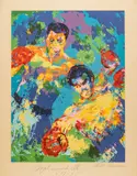 Untitled by LeRoy Neiman, Serigraph in Colors on Wove Paper, 1974, "Rumble in the Jungle", offered Dec 2023