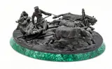 Untitled by Vassili Yacovlevitch Grachev, Bronze Sculpture, Late 19th/early 20th C., "Troika Ride", offered Dec 2023