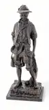 Auguste Moreau, Untitled, Bronze Sculpture Ca. 1880-1900, "Boy Hunter"