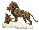 Bronze And by Paul Edouard Delabrierre, Marble Sculpture, offered Dec 2023