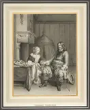 Gerard ter Borch, Untitled, Watercolor And Graphite on Paper, Ca. 19th Century, the Gallant Solider