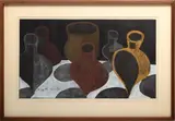 Kiyoshi Saitō, Untitled, Woodblock Print on Paper, 1952, "Doki"