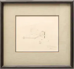 Artist's by Jim Clary, Pencil Work Sketch on Paper for "The Naming of Old Ironsides" Ca. Later 1970s, offered Dec 2023