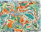 Jack Faxon, Untitled, Mixed Media, Two Works