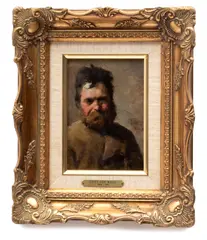 Untitled by Fritz von Wille, Oil on Canvas on Board, 1891, "Portrait", offered Dec 2023