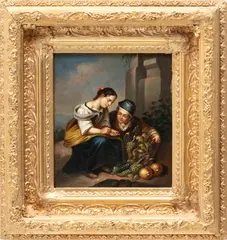Untitled by Bartolomé Esteban Murillo, Oil on Canvas 19th C., "The Little Fruit Seller", offered Dec 2023
