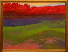 Richard Mayhew, Untitled, Oil on Canvas, 1999, "Southern Border"
