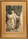 Untitled by Louis Icart, Etching on Paper, "Casanova", offered Nov 2023