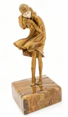 Gilt by Demetre Chiparus, Bronze Sculpture on Onyx Base, offered Nov 2023