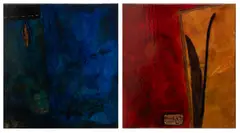 Untitled by Robert Douglas, Acrylic And Oil on Masonite, "Untitled", offered Nov 2023