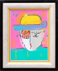 Untitled by Peter Max, Acrylic on Canvas, 1989, "Zero", offered Nov 2023