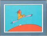 Peter Max, Untitled, Screen Print in Colors "Magic Carpet Ride"