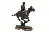 Untitled by Frederic Remington, Bronze Sculpture, "Trooper of the Plains", offered Nov 2023
