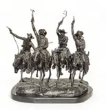 Untitled by Frederic Remington, Bronze Sculpture, "Coming Through the Rye", offered Nov 2023