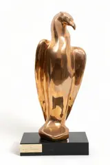 Manuel Carbonell, Untitled, Bronze Sculpture Ca. 1976, "Bicentennial Eagle"