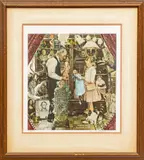 Untitled by Norman Rockwell, Lithograph in Colors on Paper "April Fool", offered Nov 2023
