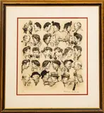 Untitled by Norman Rockwell, Lithograph on Paper, "the Gossips", offered Nov 2023