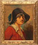 Stephan Chizmarik, Untitled, Oil on Canvas, "the Love Pirate", After Emil Flohri