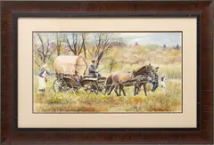 Untitled by Marian Trzebiński, Watercolor on Paper, Transporting the Wounded, offered Nov 2023
