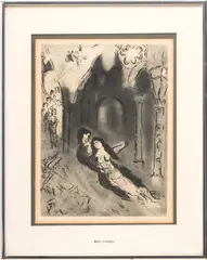 Untitled by Marc Chagall, Etching with Aquatint on Paper, Ca. 1962, "Granada", offered Nov 2023