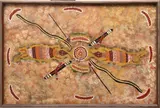 Untitled by Barney Daniels Tjungurrayi, Acrylic on Canvas, Blue-Tongue Lizard Legend, offered Nov 2023