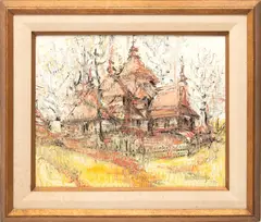 Liuboslav Hutsaliuk, Untitled, Oil on Canvas, "Church, South of Poland"