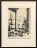 Untitled by James Abbott McNeill Whistler, Offset Print on Paper, Rotherhithe, offered Nov 2023