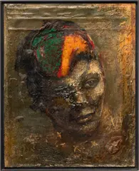 Untitled by Kathleen Morris, Oil on Canvas, "Chromo", offered Nov 2023