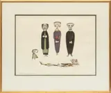 Guillermo Silva, Untitled, Engraving with Hand Embellishments, 1961, "La Guerra" from Hombre Contra Hombra
