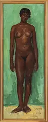Norman Rockwell, Untitled, Oil on Canvas 1958, "The Manapessa" or "Portrait of Jackie Wells"
