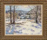 Pierre Bittar, Untitled, Oil on Canvas, "Winter in Colorado"